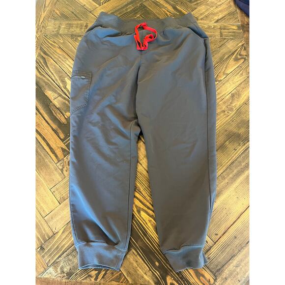 FIGS Technical Collection Size XXL High Waisted Zamora Jogger Scrub Pants Gray - Picture 1 of 12